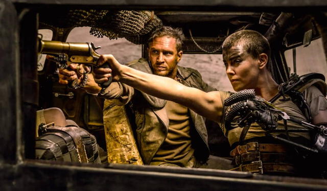 Tom Hardy y Charlize Theron ocuparon los papeles estelares en ‘Mad Max: furia en el camino’ (2015). Foto: Warner Bros.   