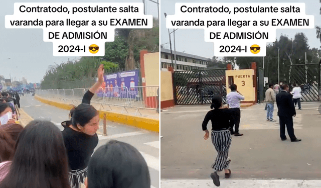  Usuarios aconsejaron llegar con anticipación al examen de la UNMSM. Foto: composición LR/TikTok/@academiagruposanmarcos   