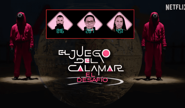 Ellos son los finalistas de 'El juego del calamar: el desafío'. Foto: Netflix   