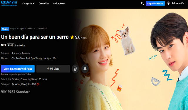 'A Good Day to be a Dog' se puede ver online en Viki Rakuten. Foto: captura de Viki 