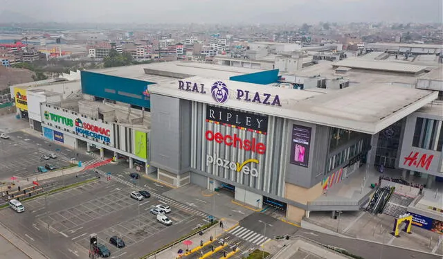 Real Plaza pertenece al grupo InRetail del consorcio Intercorp Perú.    