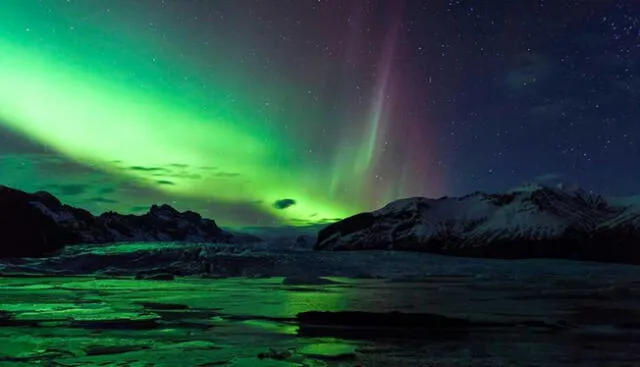 Aurora boreal en Islandia. Foto: Oscar Dominguez / Tandem Stills 