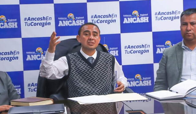  Koki Noriega Brito, gobernador regional de Áncash. Foto: Gore Ancash 