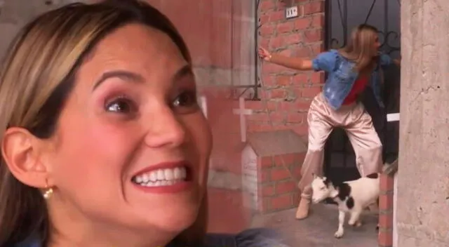 Macarena y la valiente acción que tuvo en la casa de los Gonzales. Foto: América TV.   