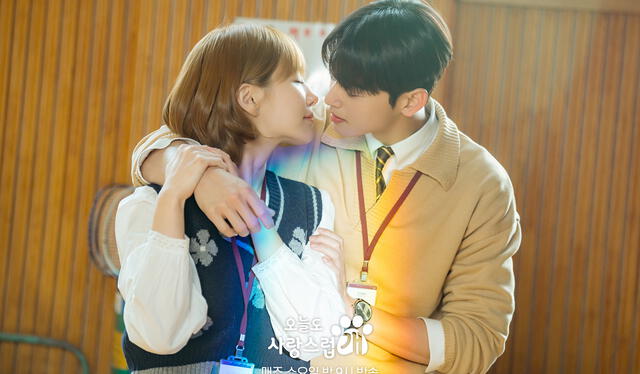 Eunwoo y Park Gyu Young se muestran muy enamorados en el capítulo 9 de 'Un buen día para ser un perro'. Foto: MBC   