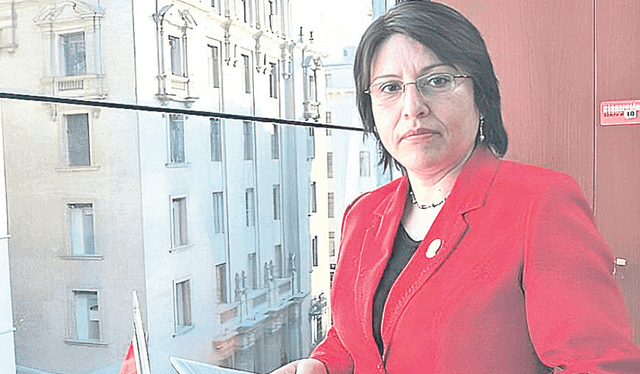  Justicia. Delia Espinoza reingresa al Ministerio Público. Foto: difusión    