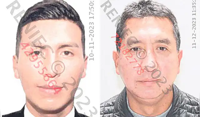  Coronel PNP Edson Cerrón y SO PNP Joe Erik Torres L. Foto: difusión    