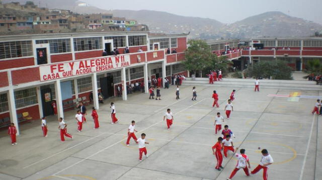  Colegio Fe y Alegría. Foto: Andina    