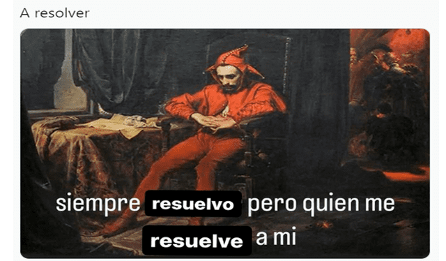  Imágenes de "resolver". Foto: captura X   