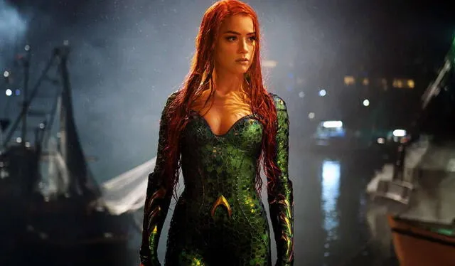 El papel de Amber Heard como Mera se verá reducido a algunas escenas en ‘Aquaman 2’. Foto: Warner Bros. Pictures   