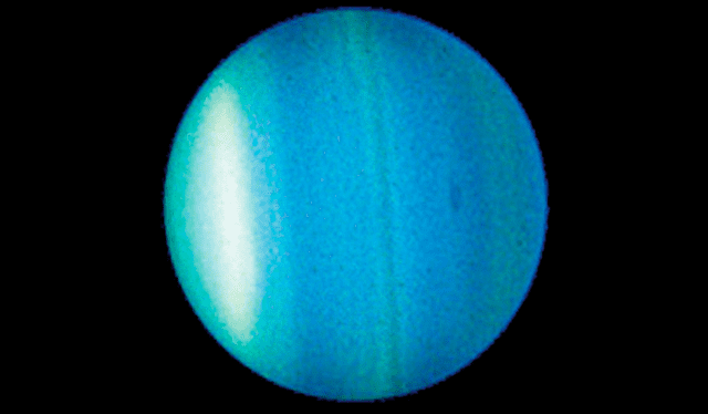  Urano es el séptimo planeta más alejado del sol. Foto: NASA   