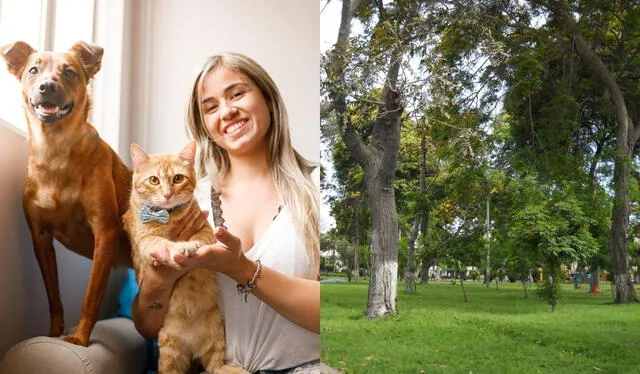 Según la IA, Lince destaca por sus extensas áreas verdes, ideales para las mascotas. Foto: composición LR/difusión/ Parques del Perú   