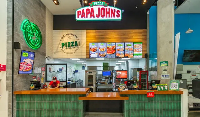  El Papa John's ubicado en Mall Plaza Comas. Foto: Grupo Lay   