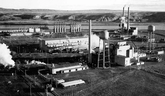  Para la creación de la bomba atómica se realizaron experimentos con isótopos de uranio y de plutonio en Los Álamos. Foto: Atomic Archive   
