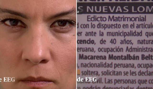 Claudia se enteró de la fecha de boda de Macarena, por lo que planea “felicitarla” personalmente. Foto: composición LR/América TV   