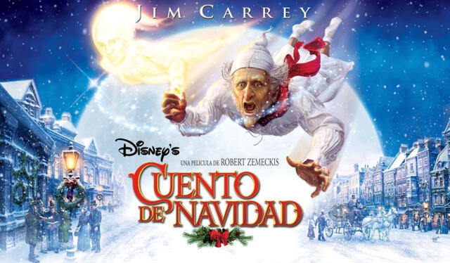 'Cuento de Navidad' es protagonizado por el millonario Ebenezer Scrooge (Jim Carrey). Foto: captura de Disney Plus   