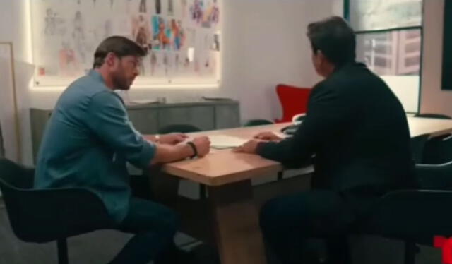 'Vuelve a mí', novela con William Levy, está más cerca a su final. Foto: captura TikTok   