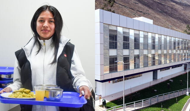 La Universidad Nacional Autónoma Altoandina de Tarma (UNAAT) tiene un comedor gratuito y un nuevo pabellón de área de la salud. Foto: composición LR/Facebook   