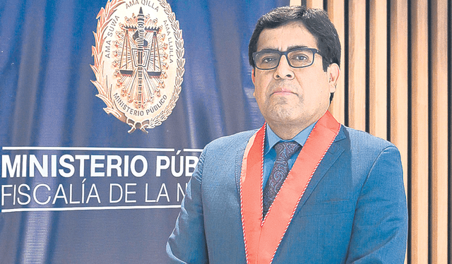  Salpicado. Fiscal supremo Marco Huamán Muñoz. Foto: difusión    