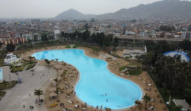  Piscina localizada dentro del Parque Zonal Huiracocha. Foto: Andina    