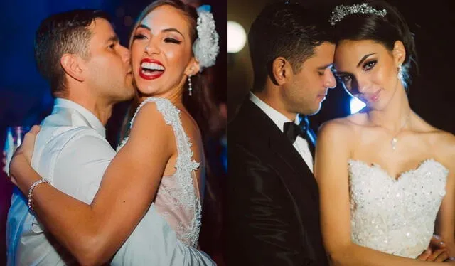 Natalie Vértiz y Yaco Eskenazi se casaron en una romántica boda. Foto: composición LR/captura de YouYube/difusión   