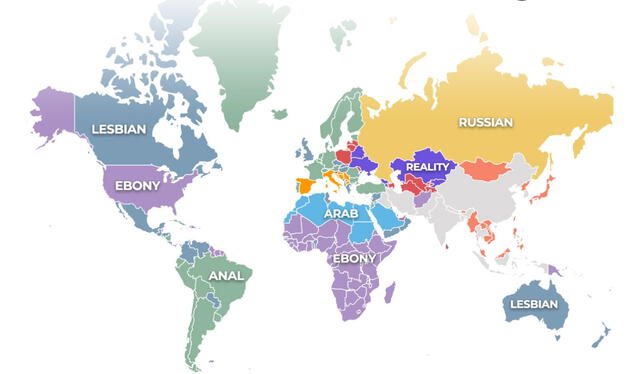 Categorías más buscadas a nivel mundial. Foto:    