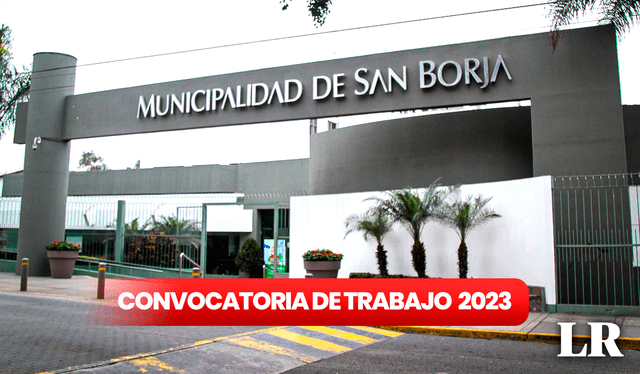  Municipio se encuentra en búsqueda de 11 profesionales. Foto: composición Municipalidad de San Borja   