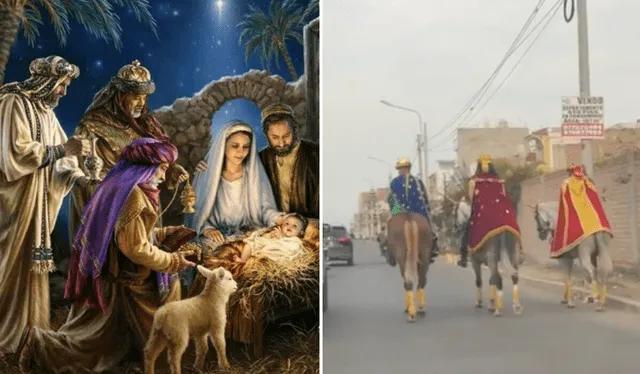  Gaspar, Melchor y Baltasar son los tres Reyes Magos. Foto: composición LR   