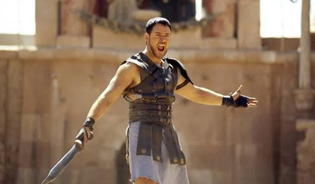 Russell Crowe no protagonizará la segunda entrega de la saga de 'Gladiador'. Foto: Universal Pictures   