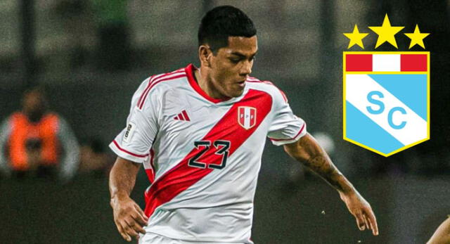 Joao Grimaldo debutó con la selección peruana este 2023 y pertenece a Sporting Cristal. <strong>Foto: composición GLR</strong>   