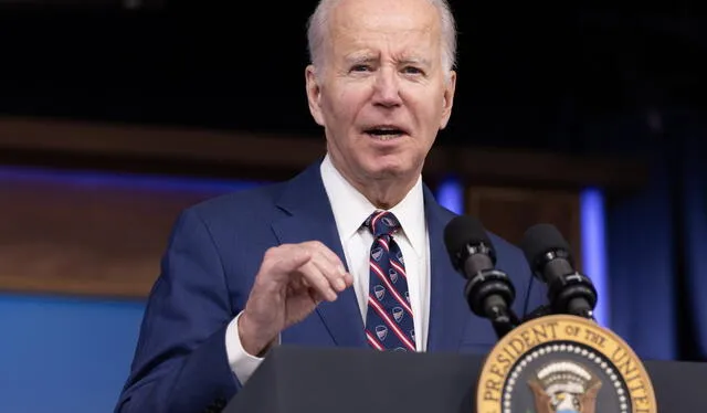 Joe Biden espera que el Congreso de Estados Unidos autorice un nuevo paquete de ayuda Ucrania. Foto: EFE    
