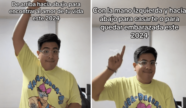  Primer y sexto consejo de cómo tirar las lentejas. Foto: captura de TikTok   