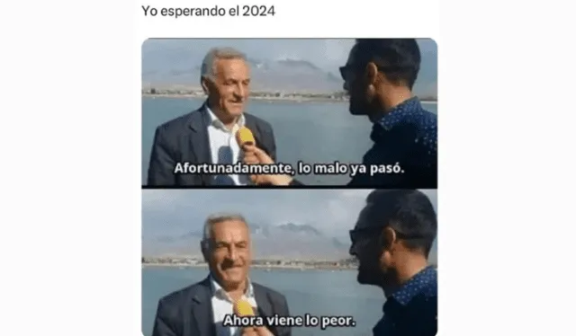  Memes sobre Año Nuevo. Foto: captura de X   