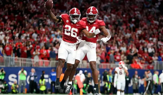 Alabama venció 27-24 a Georgia para quedarse con el campeonato del SEC. Foto: USA Today   