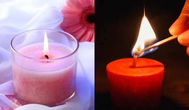  Con las velas de color rosado y rojo atraerás positividad en lo afectivo. Foto: composición LR/Freepik   
