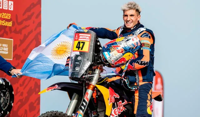 Kevin Benavides es el actual campeón de motos en el Rally Dakar. Foto: Rally Zone   