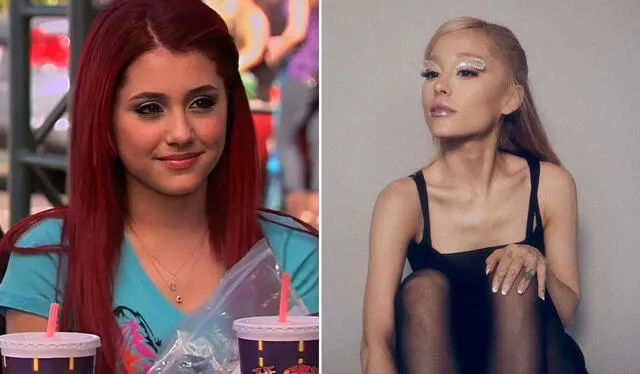 Ariana Grande fue Cat Valentine en 'Victorious'. Foto: composición LR/Nickelodeon /Instagram Ariana Grande   