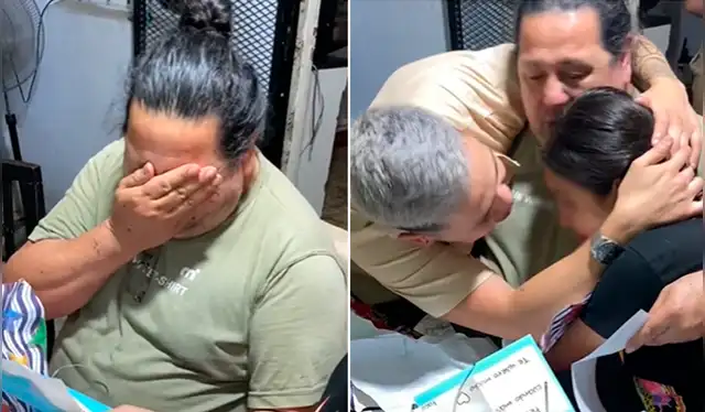 Padre e hija protagonizan conmovedora escena. Foto: captura de TikTok/@facundo_leon07 Padre e hija protagonizan conmovedora escena. Foto: captura de TikTok/@facundo_leon07