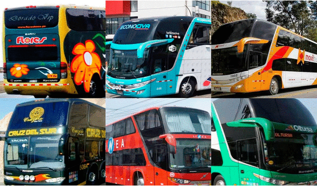  Buses interprovinciales en el Perú. Foto: Notitransporte 
