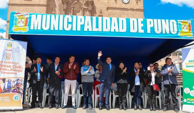  Javier Ponce Roque dirige la Municipalidad de Puno. Foto: Municipalidad de Puno/ Facebook   