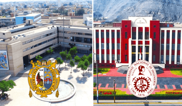 La UNI y la UNMSM son dos de las mejores universidades públicas del Perú y se encuentran en Lima. Foto: composición LR/UNI/UNMSM 