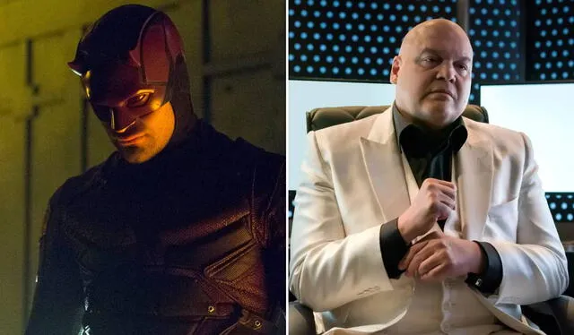 Charlie Cox y Vincent D’Onofrio retomarán sus papeles como Daredevil y Kingpin, respectivamente. Foto: composición LR/Disney+   