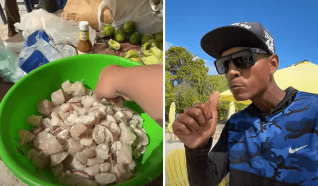  Venezolanos quedan encantados con el ceviche peruano. Foto: YouTube/Oswarditox y Papá Pituco   