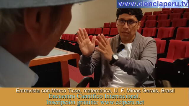 Marco Ticse afirma que la UFMG es una universidad acogedora y con buenos profesores. Foto: Modesto Montoya/YouTube   