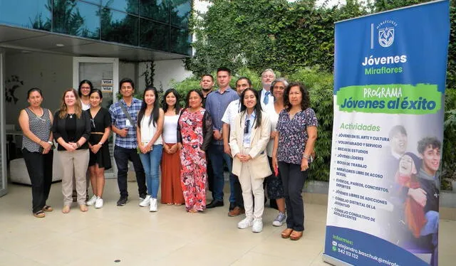 Programa 'Jóvenes al éxito'. Foto: Municipalidad de Miraflores   
