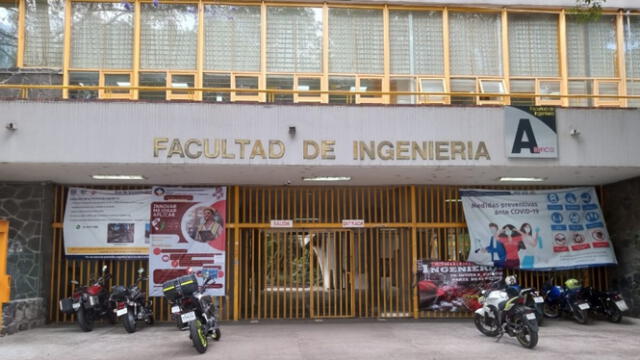  Facultad de ingeniería de la UNAM. Foto: TV Azteca  