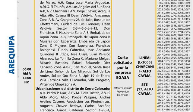  Corte de luz, 14 de enero. Foto: SEAL   