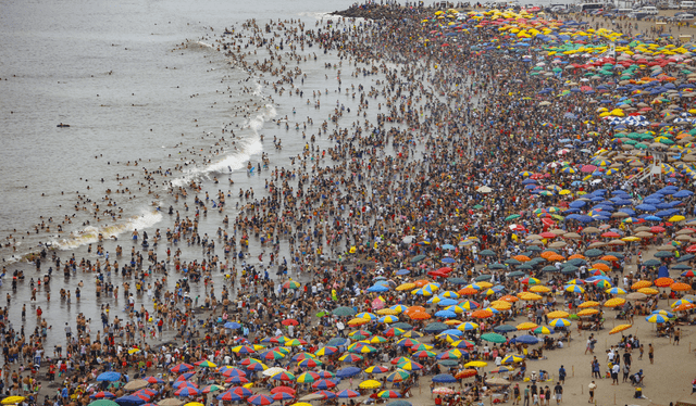 Así lució Agua Dulce, una de las playas saludables, el 1° de enero. Foto: Archivo La República 