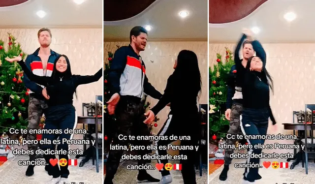 Tiktok Viral Ruso Le Dedica Baile A Su Novia Peruana Y En Redes Dicen “no Sé Resistió A La