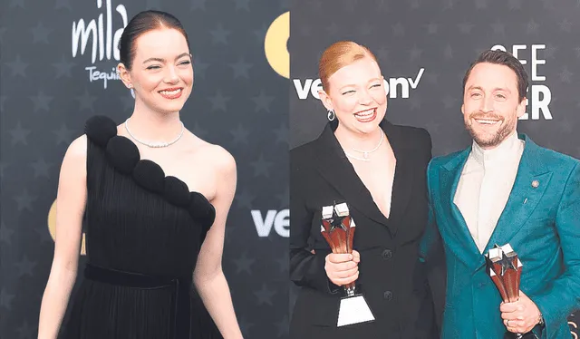  Actores como Emma Stone fueron premiados. Foto: difusión    